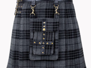 Fashion Night Watch Tartan Utility Kilt