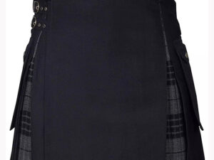 Lautreamont Black and Night Watch Hybrid Kilt