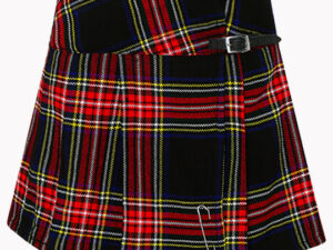 Black Stewart Mini Tartan Kilt - Black Stewart Short Kilt