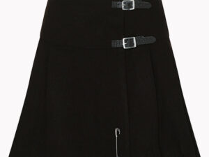Black Mini Tartan Kilt - Black Tartan Kilt