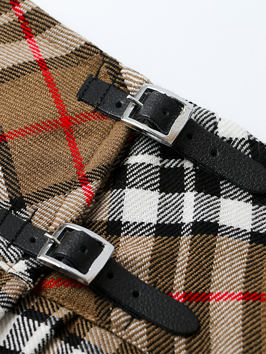 Women Camel Thomson Tartan Mini Kilt SF