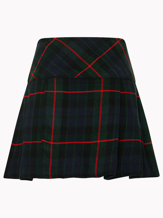 Women Gun Tartan Skirt B
