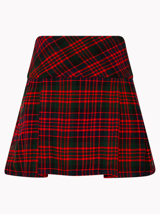 Women Macdonald Tartan Kilt Skirt B